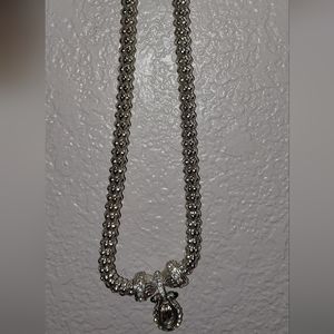 Costume Jewelry silver necklace